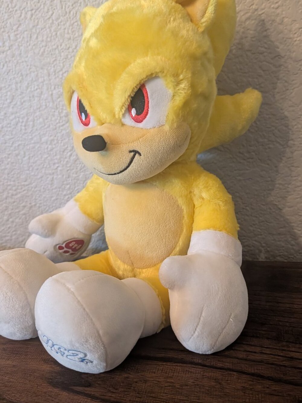 Build-A-Bear Super Sonic Sonic Hedgehog 2 Yellow Plush BAB
